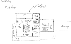 Curt's Sketch #1 First Floor